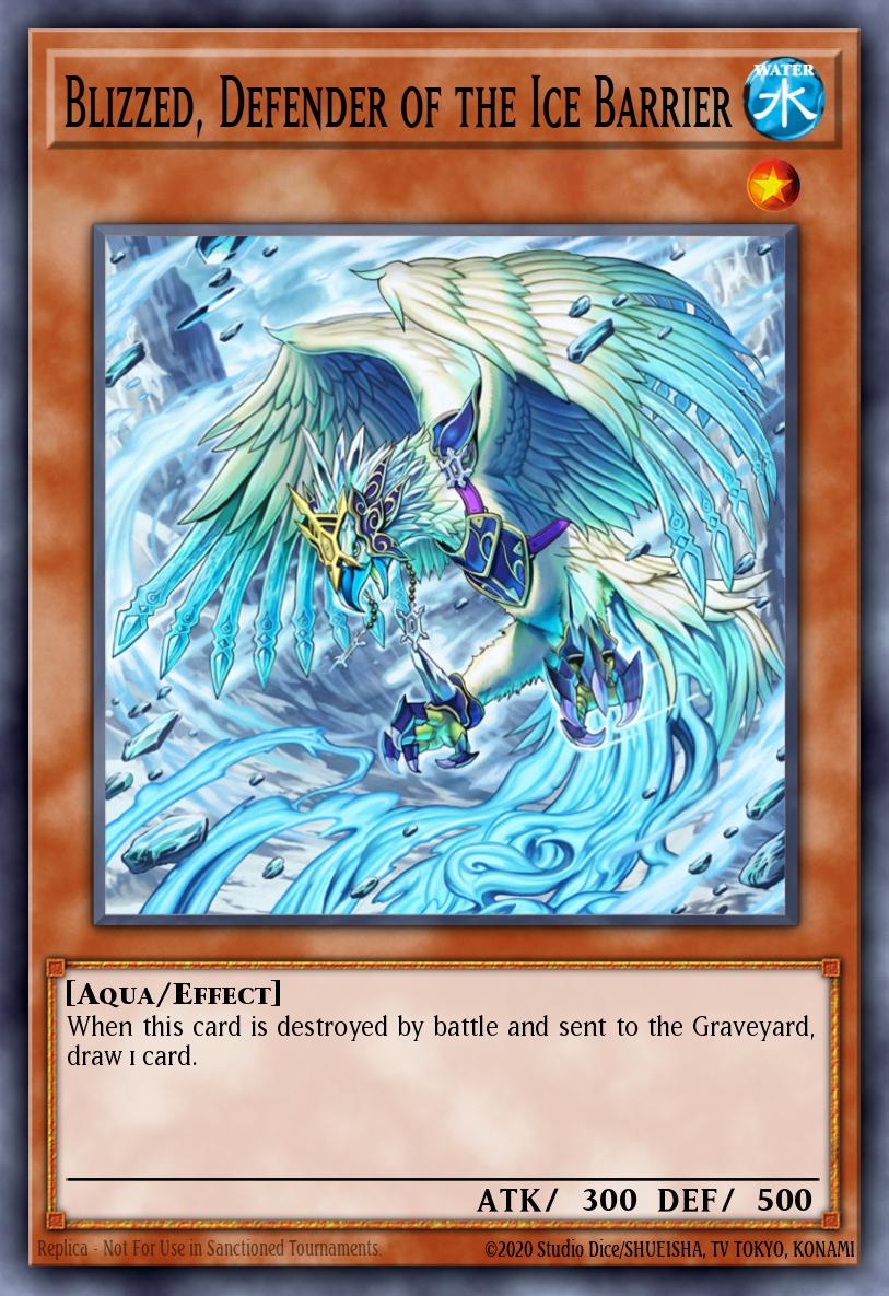Blizzed, o Defensor da Barreira de Gelo — Structure Deck: Freezing Chains EN006