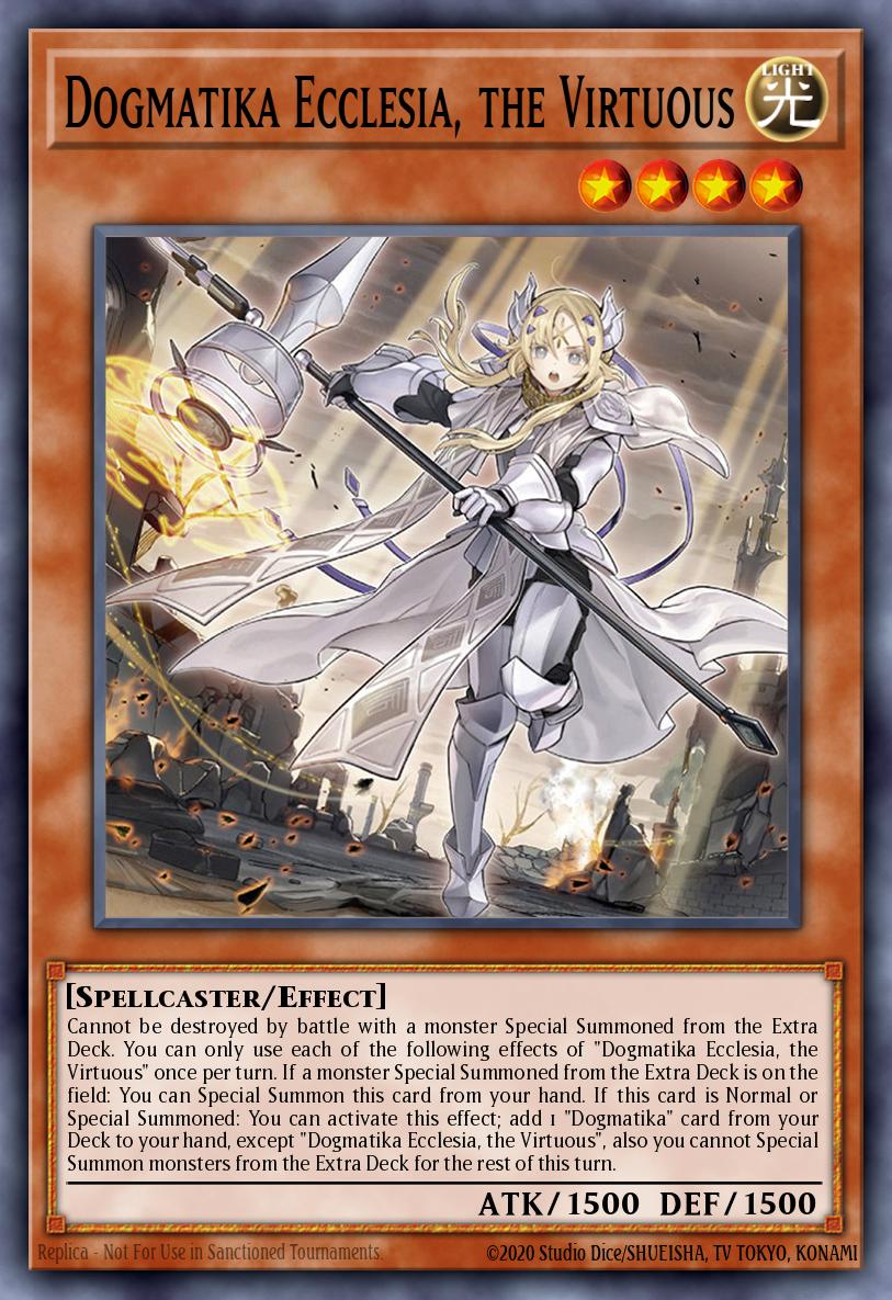 Dogmatika Ecclesia, a Virtuosa — THE CHRONICLES DECK: The Fallen & The Virtuous (All-Foil Edition) EN014