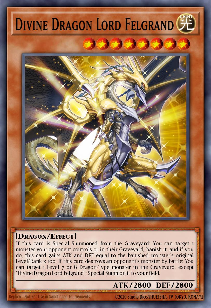Felgrand, o Divino Senhor Dragão — Rise of the True Dragons Structure Deck EN001