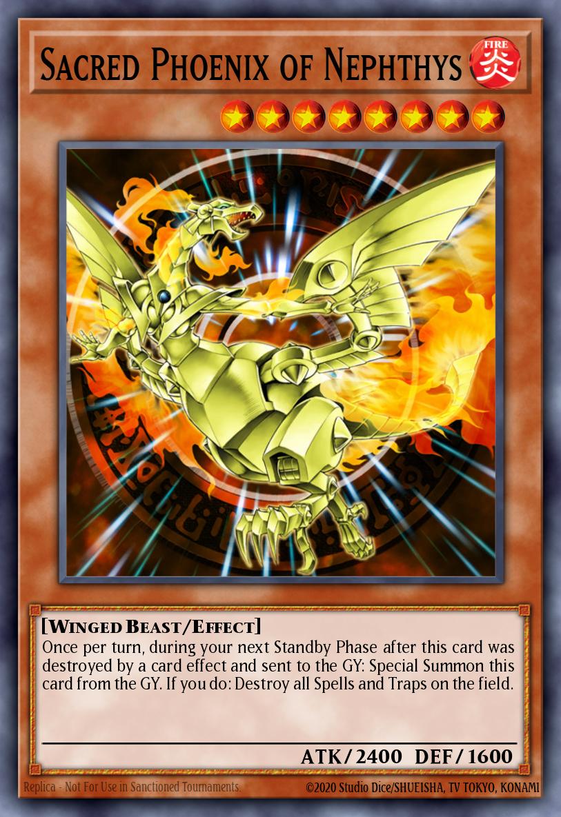 Fênix Sagrada de Nephthys — Structure Deck: Fire Kings EN017