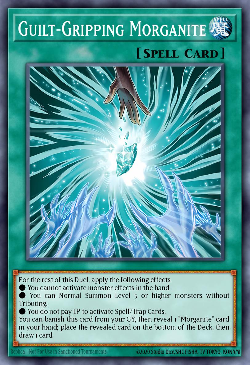 Guilt-Gripping Morganite — Sem lançamento no TCG (OCG / Master Duel) 61822419
