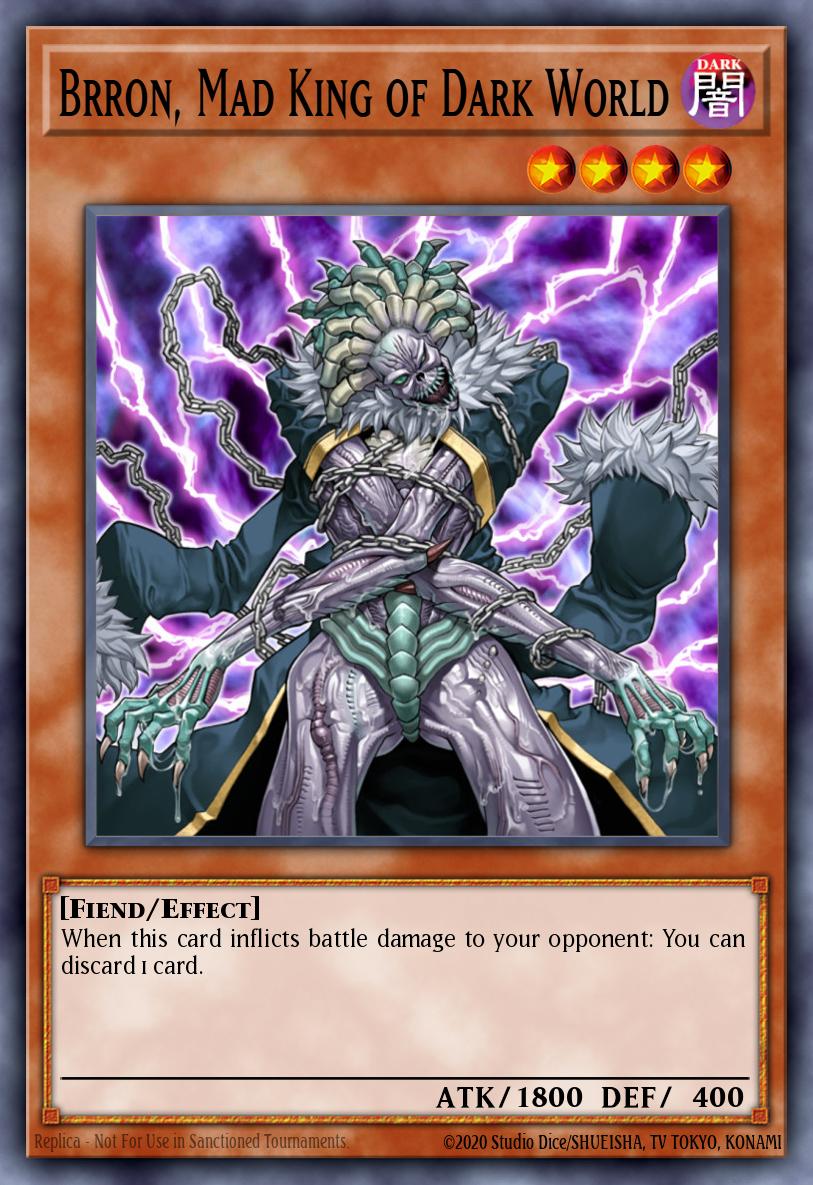 Brron, Rei Insano do Mundo Negro — Structure Deck: Dark World EN009