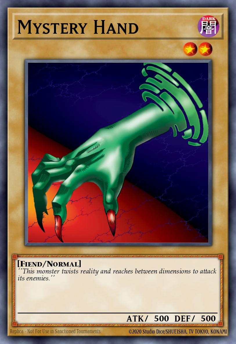 Mystery Hand — Sem lançamento no TCG (OCG / Master Duel) 62793020