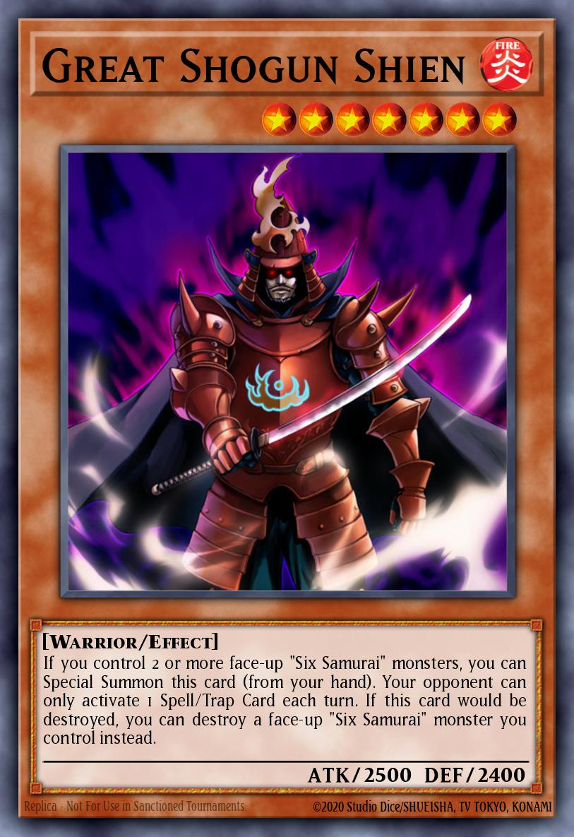 Grande Shogun Shien — Samurai Warlords Structure Deck EN009