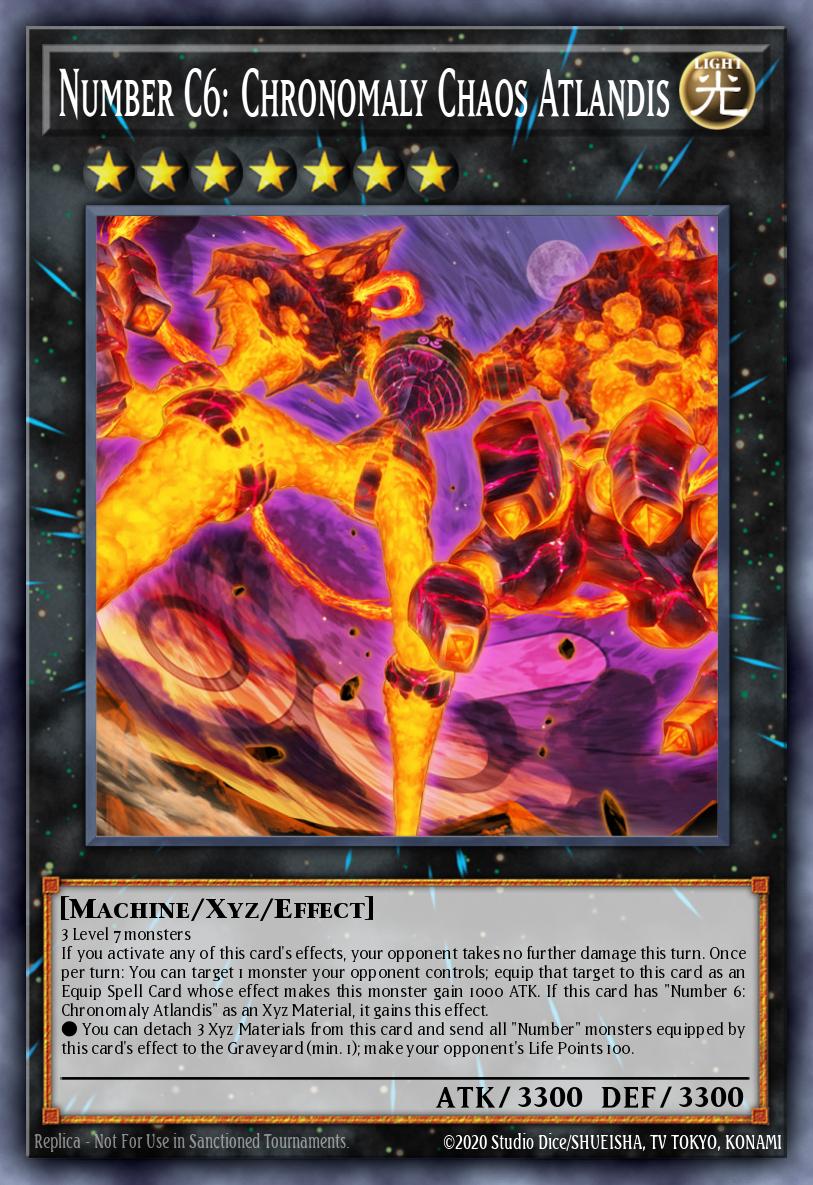 Número C6: Cronomalia Atlande do Caos — Premium Gold EN018