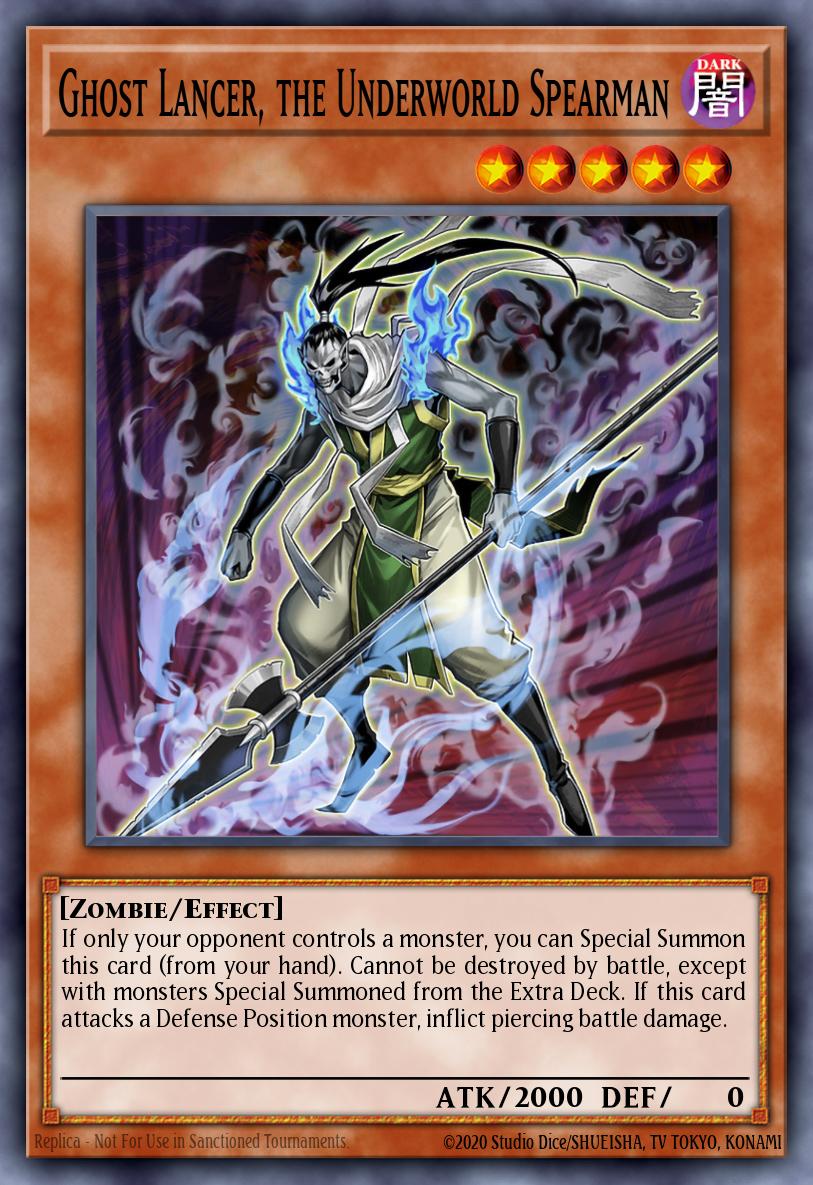 Ghost Lancer, the Underworld Spearman — Battles of Legend: Monstrous Revenge EN023