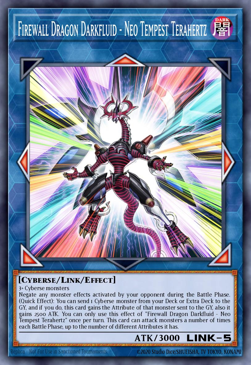 Firewall Dragon Darkfluid - Neo Tempest Terahertz — 25th Anniversary Tin: Dueling Mirrors EN130