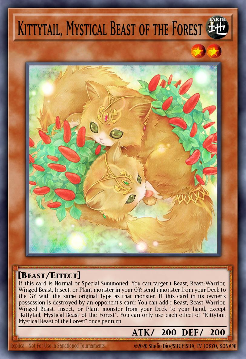 Kittytail, Mystical Beast of the Forest — Cyberstorm Access EN096
