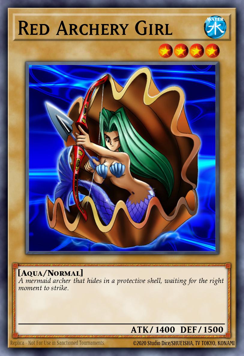 Moça Arqueira Vermelha — Magic Ruler 030