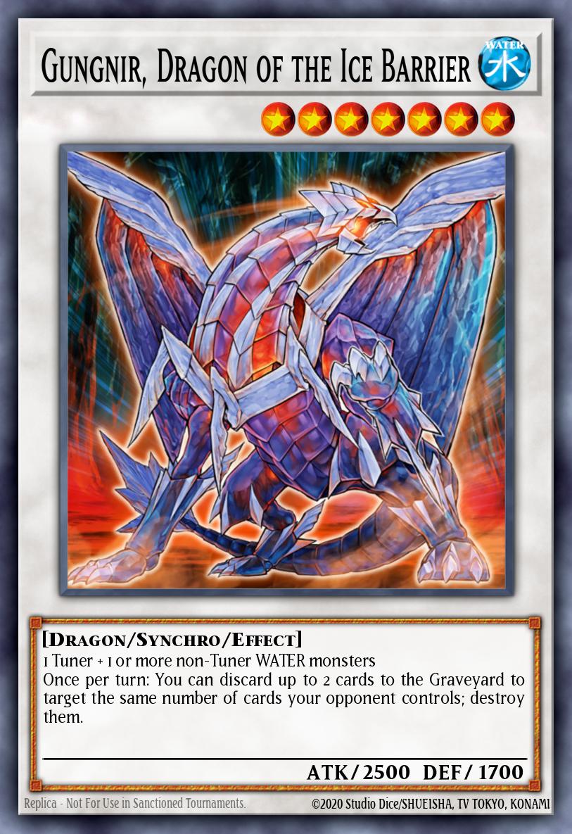 Gungnir, o Dragão da Barreira de Gelo — Structure Deck: Freezing Chains EN044