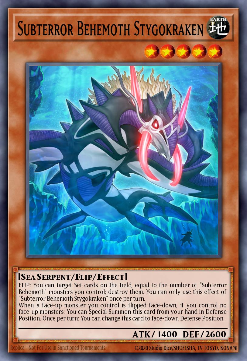 Estigokraken, o Behemoth Subterror — Invasion: Vengeance: Special Edition EN083