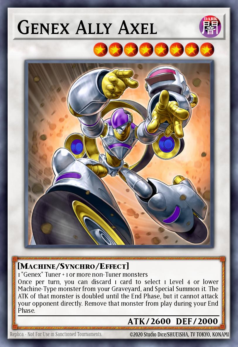 Genex Aliado Axel — Starstrike Blast Sneak Peek Participation Card EN099