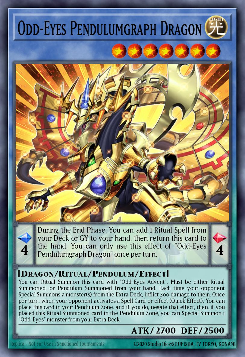Dragão-Pêndulografo de Olhos Anômalos — Dimension Force EN034