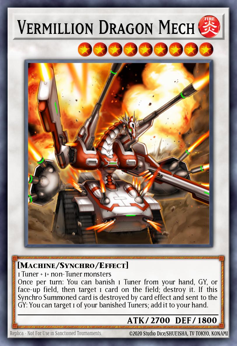 Dragão Mech Vermillion — Duel Devastator EN015