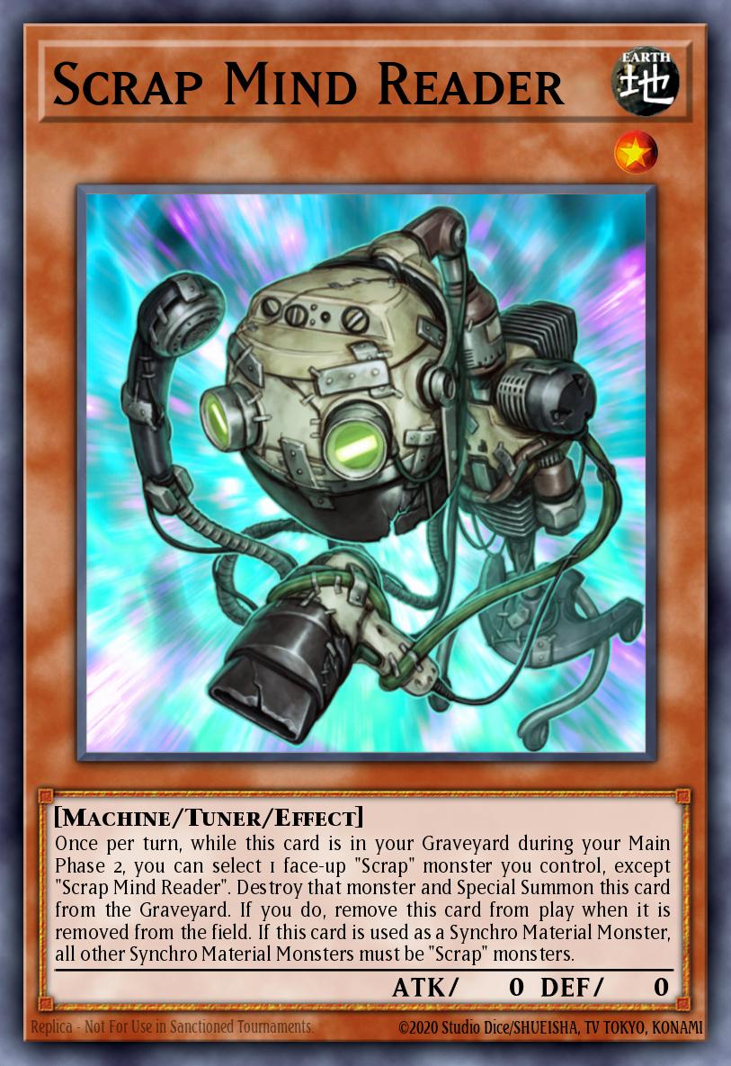 Scrap Mind Reader — Starstrike Blast Sneak Peek Participation Card EN084