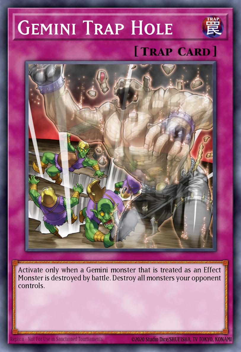 Buraco Armadilha Gemini — Warriors' Strike Structure Deck EN038