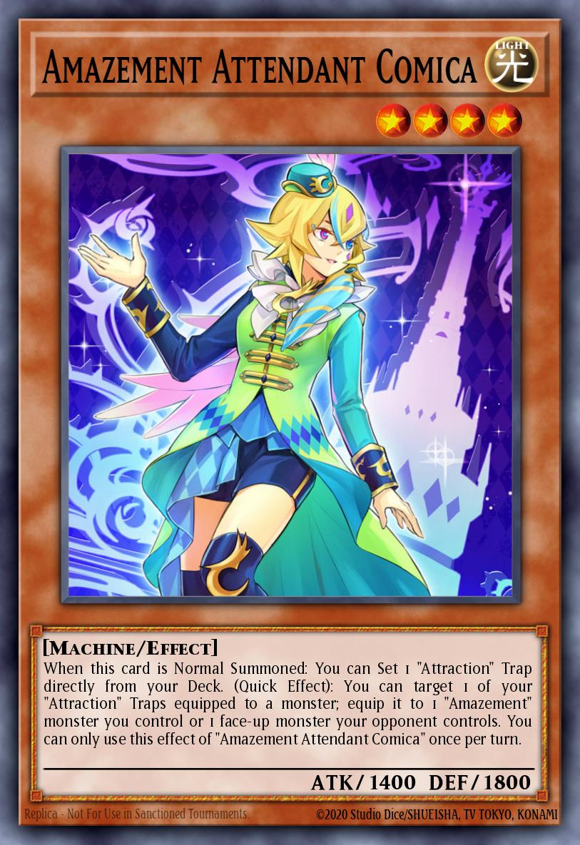 Cômica, a Assistente da Diversão — Lightning Overdrive Premiere! promotional card EN008
