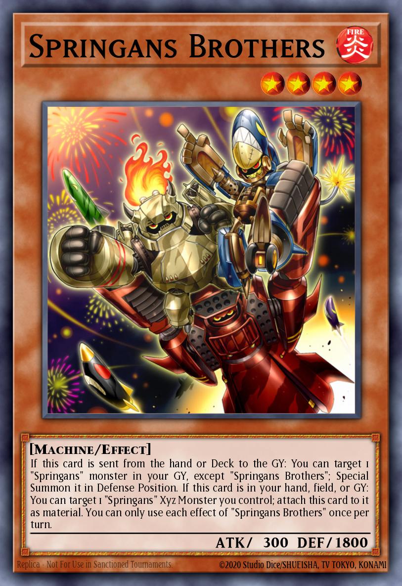 Springans Irmãos — Lightning Overdrive Premiere! promotional card EN005