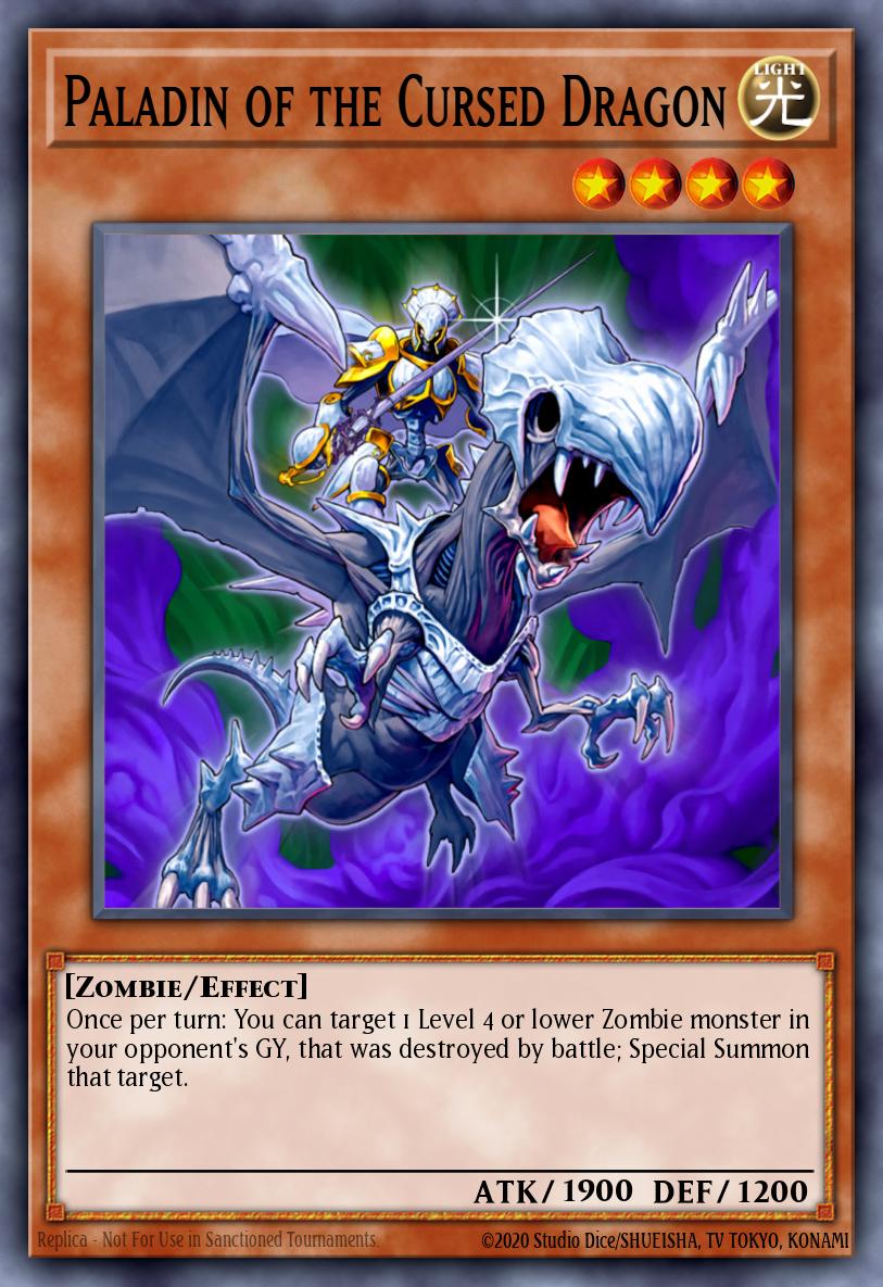 Paladino do Dragão Amaldiçoado — Zombie World Structure Deck EN003