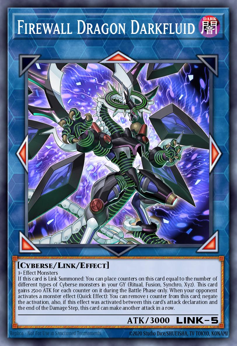 Dragão Firewall Fluido Negro — Chaos Impact Special Edition EN037