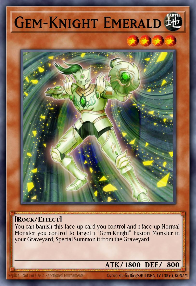 Gem-Knight Emerald — Photon Shockwave Sneak Peek Participation Card EN096