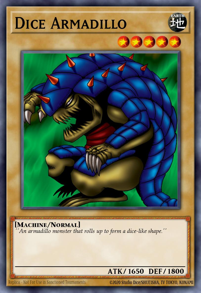 Tatu dado — Sem lançamento no TCG (OCG / Master Duel) 69893315