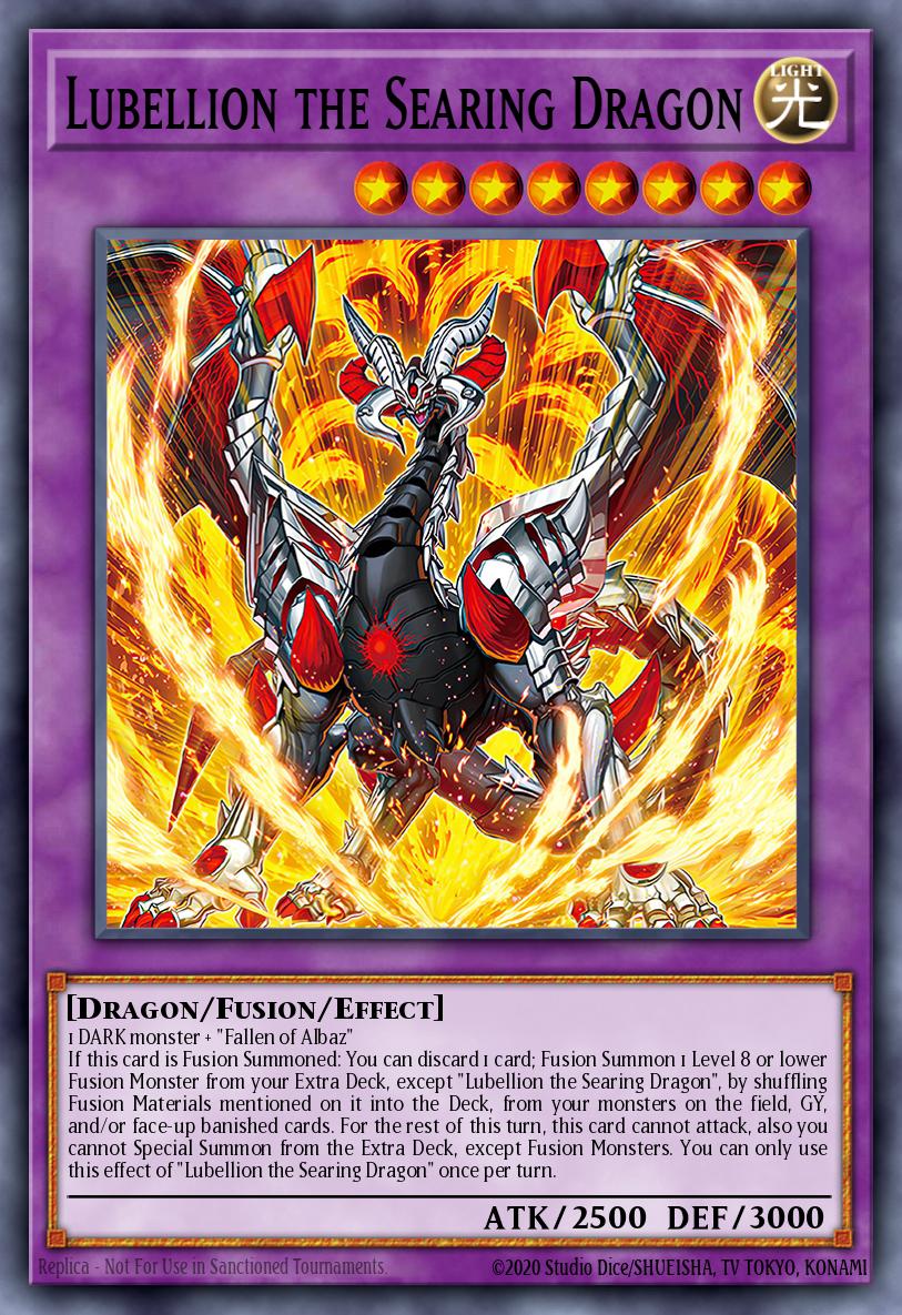Lubellion, o Dragão Ardente — Structure Deck: Albaz Strike EN042