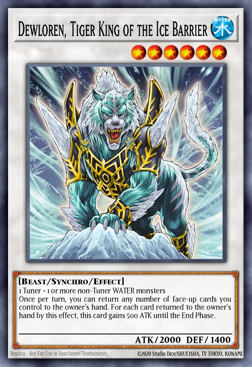 Dewloren, o Rei Tigre da Barreira de Gelo — Structure Deck: Freezing Chains EN042