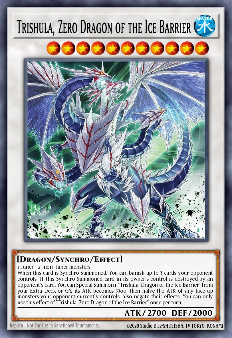 Trishula, o Dragão Zero da Barreira de Gelo — Structure Deck: Freezing Chains EN041