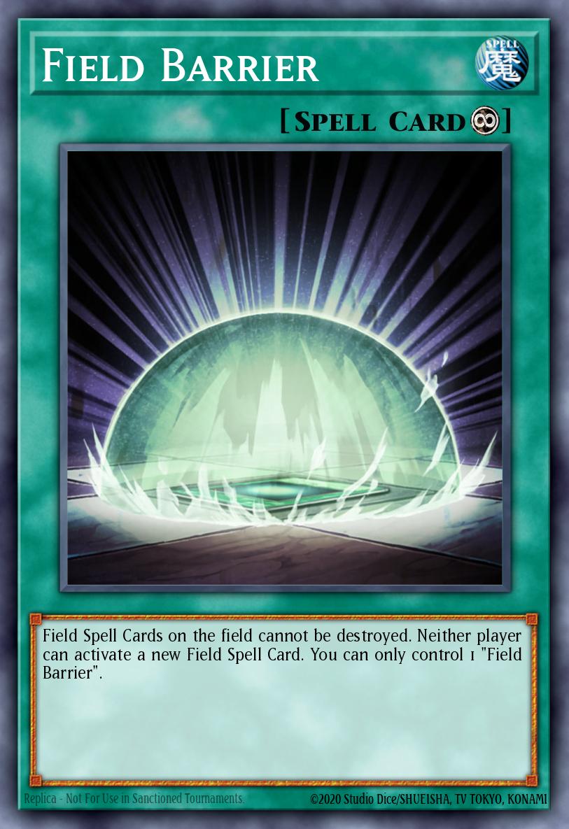 Barreira de Campo — Spellcaster's Command Structure Deck: Special Edition EN034