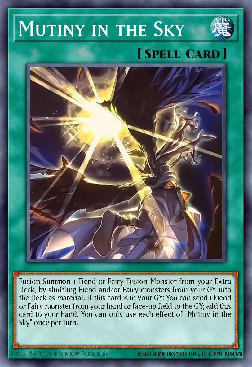 Mutiny in the Sky — Sem lançamento no TCG (OCG / Master Duel) 71593652