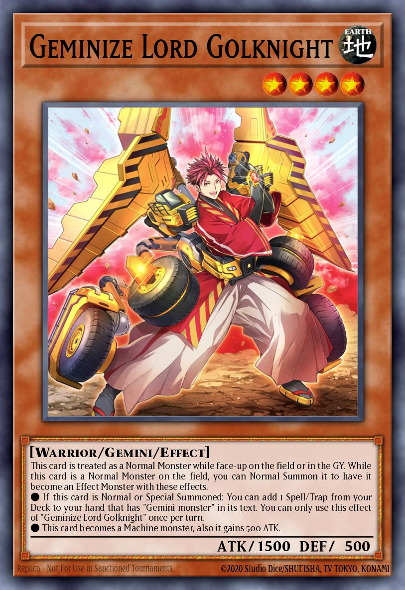 Senhor Gêmeosnizar Golknight — Burst of Destiny EN032
