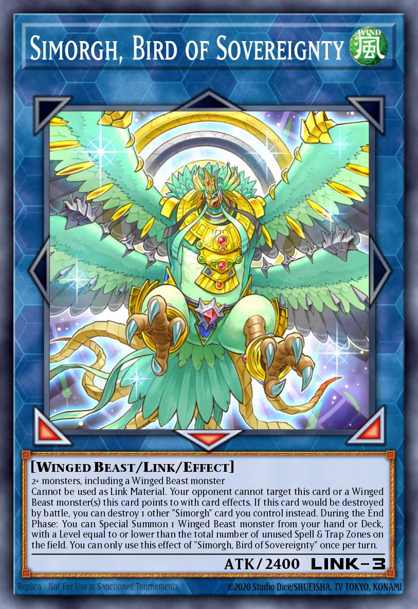 Simorgh, Pássaro da Soberania — Duel Overload EN012