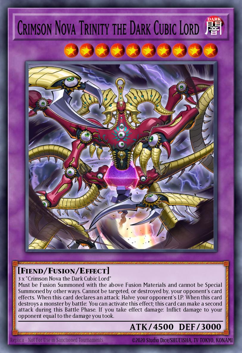 Trindade Nova Carmesim, o Senhor Cúbico Obscuro — Yu-Gi-Oh! The Dark Side of Dimensions Movie Pack: Gold Edition ENG40