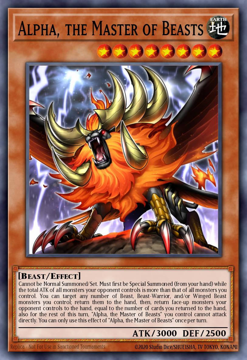 Alfa, o Mestre das Bestas — Structure Deck: Fire Kings EN022