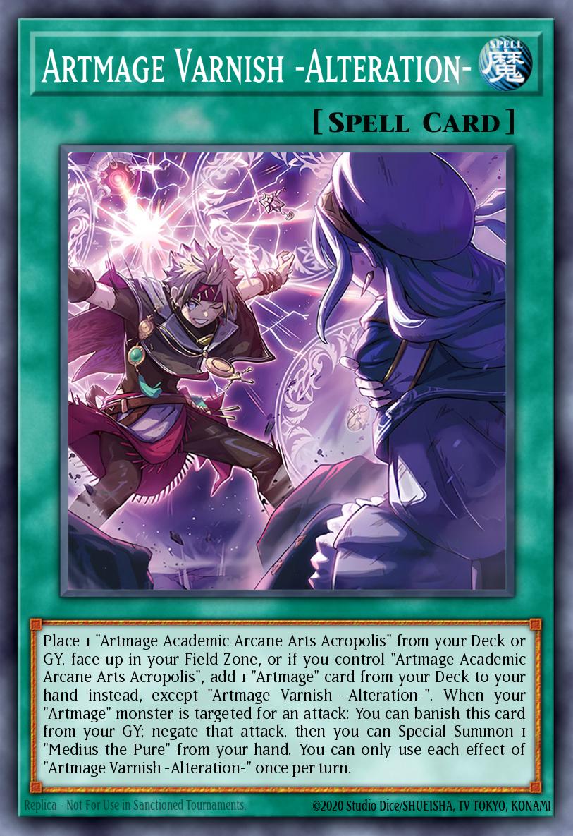 Artmage Varnish -Alteration- — Sem lançamento no TCG (OCG / Master Duel) 74011784
