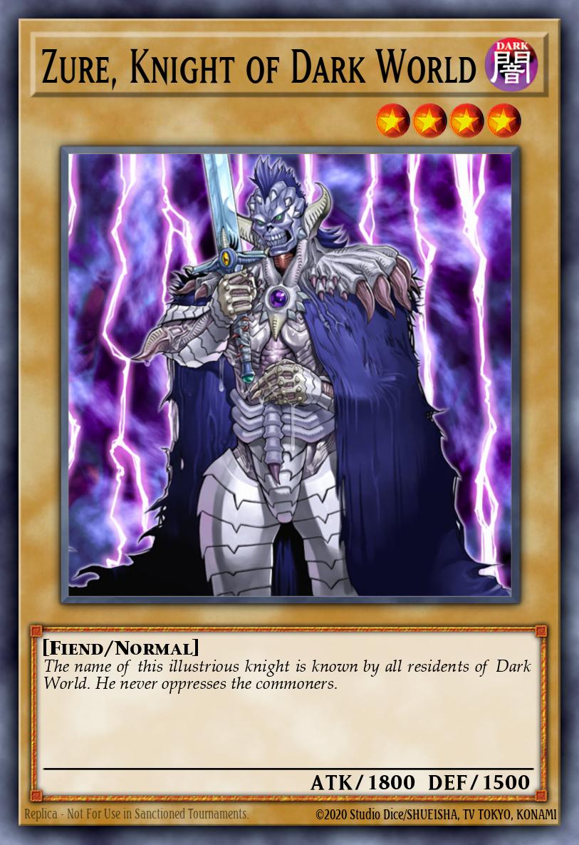 Zure, Cavaleiro do Mundo das Trevas — Structure Deck: Dark World EN016