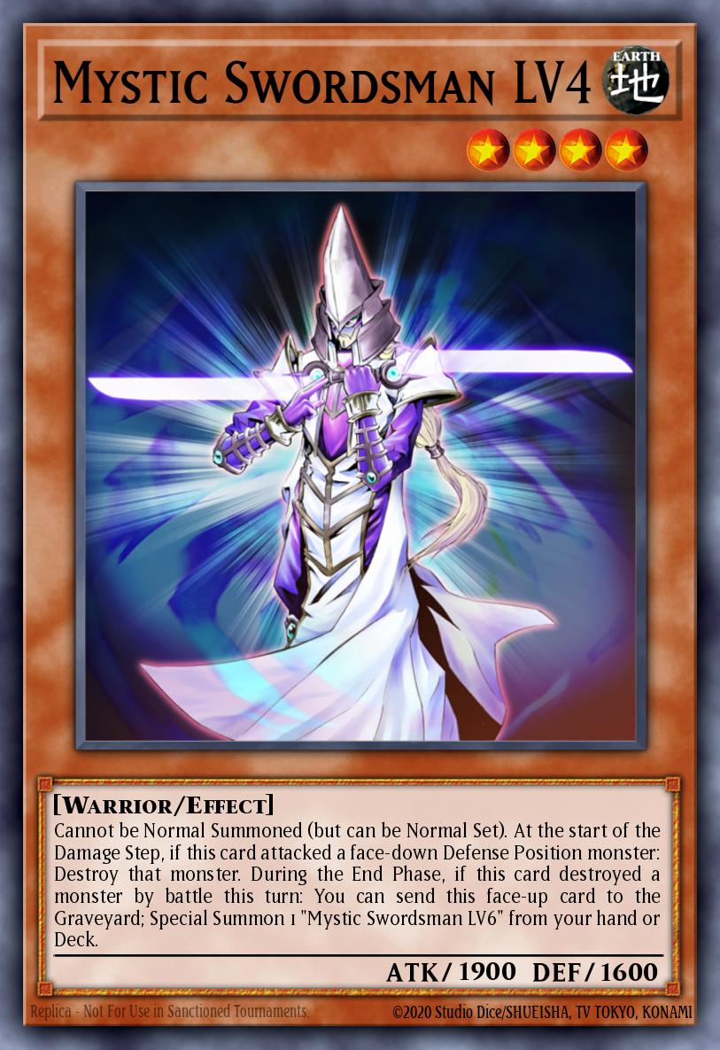 Homem das Espadas Místicas LV4 — Structure Deck: Warrior's Triumph EN014