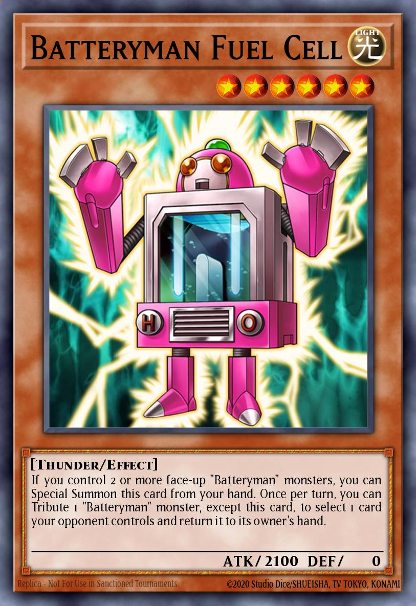Homem-Bateria Célula Combustível — The Shining Darkness Sneak Peek Participation Card EN035