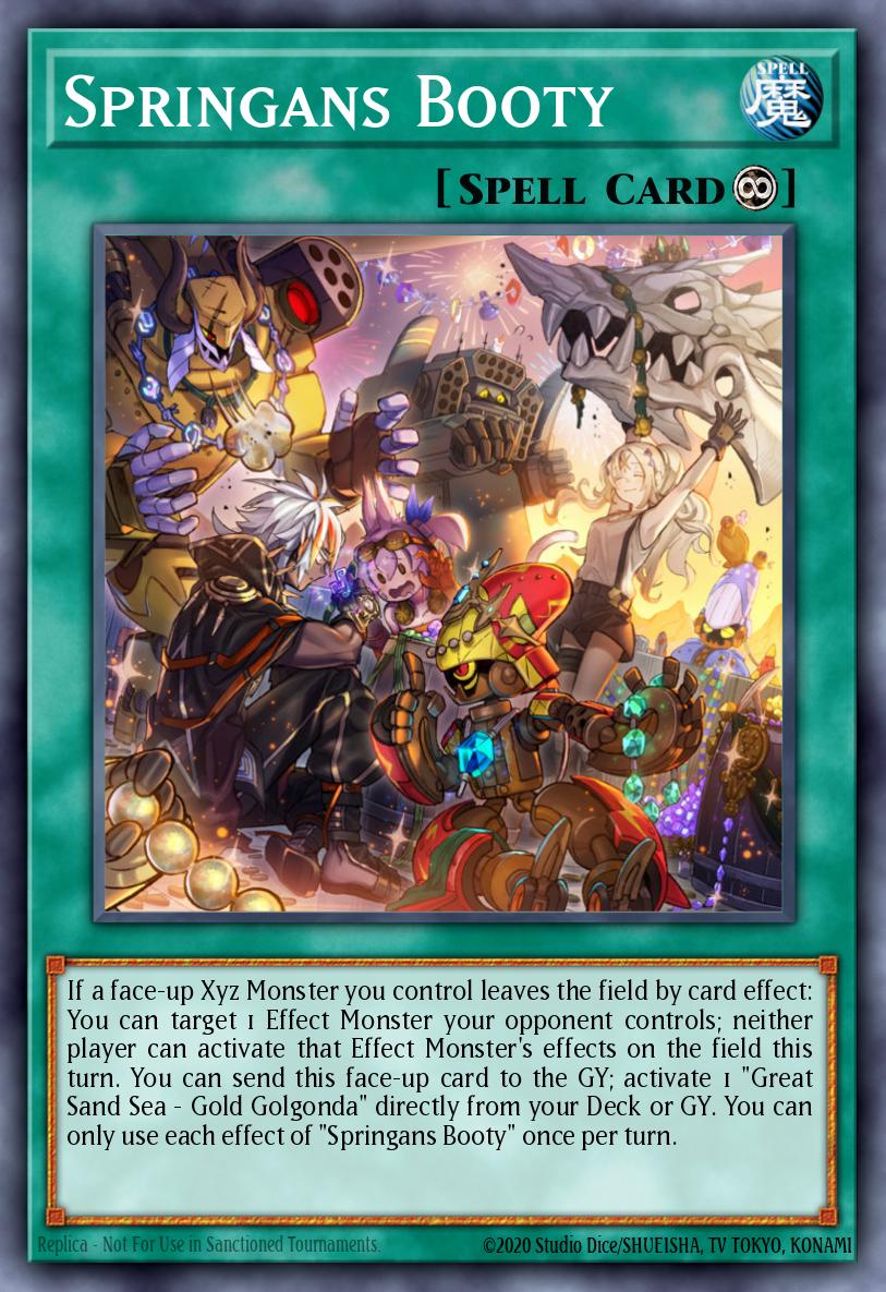 Pilhagem Springans — Lightning Overdrive Premiere! promotional card EN054