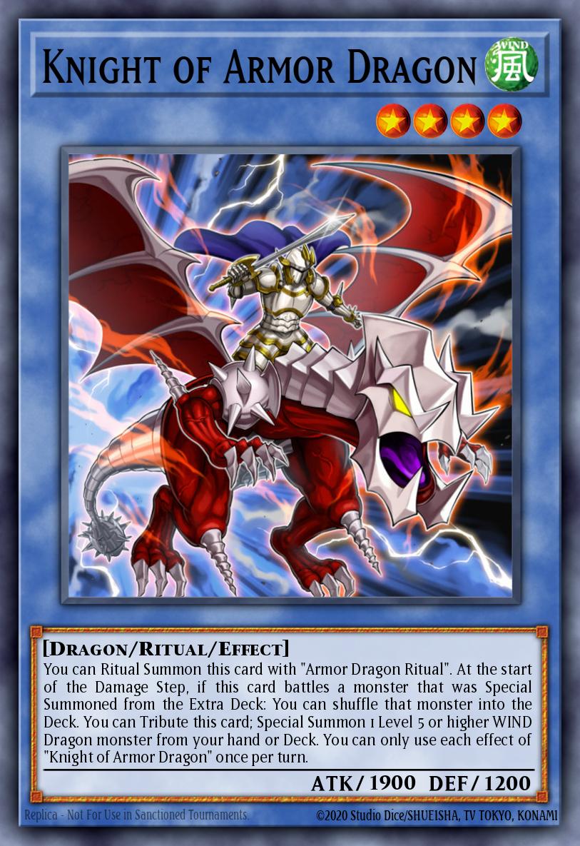 Cavaleiro do Dragão Blindagem — Blazing Vortex Premiere! promotional card EN037