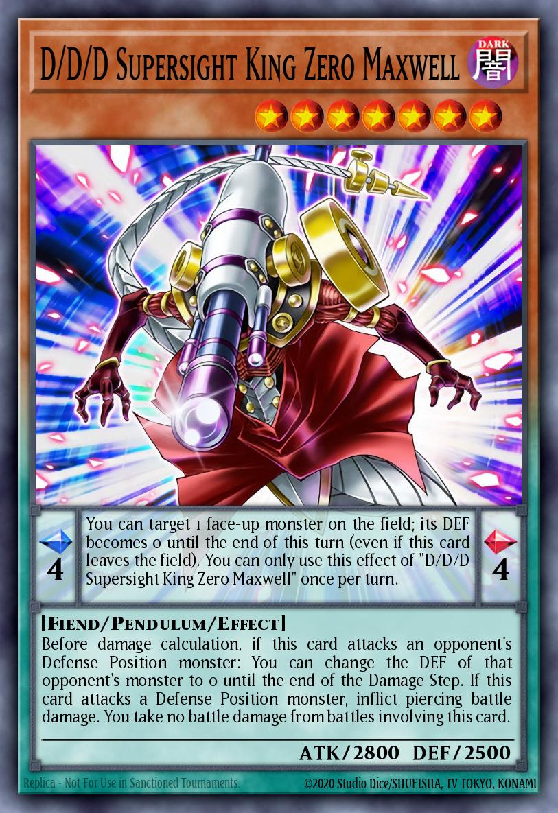 D/D/D Zero Maxwell, o Rei da Supervisão — 2022 Tin of the Pharaoh's Gods EN112