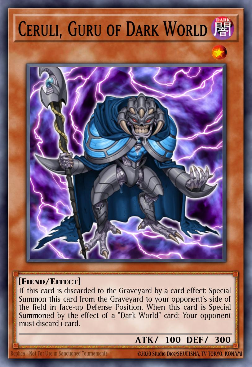 Ceruli, Guru do Mundo Negro — Structure Deck: Dark World EN015