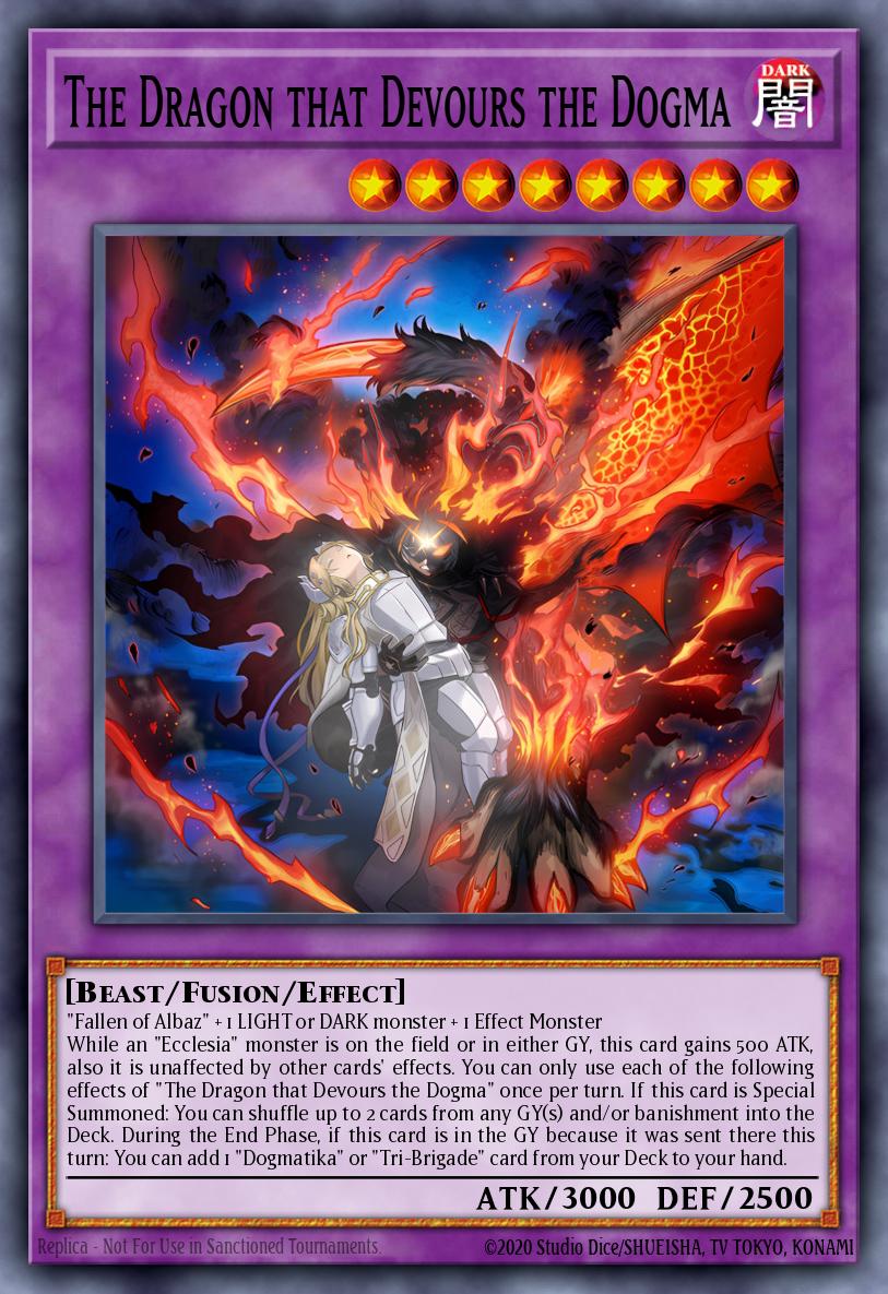 The Dragon that Devours the Dogma — THE CHRONICLES DECK: The Fallen & The Virtuous (All-Foil Edition) EN041