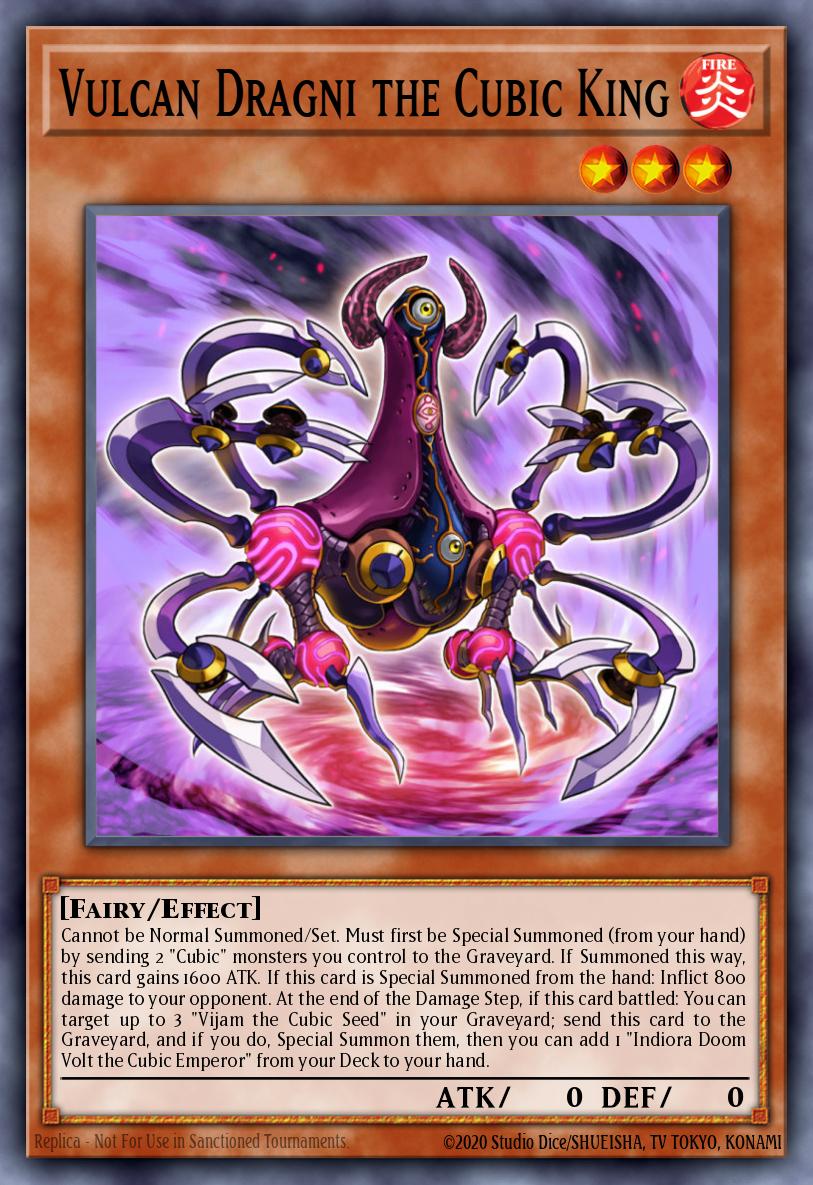 Vulcão Dragni, o Rei Cúbico — Yu-Gi-Oh! The Dark Side of Dimensions Movie Pack: Gold Edition ENG37
