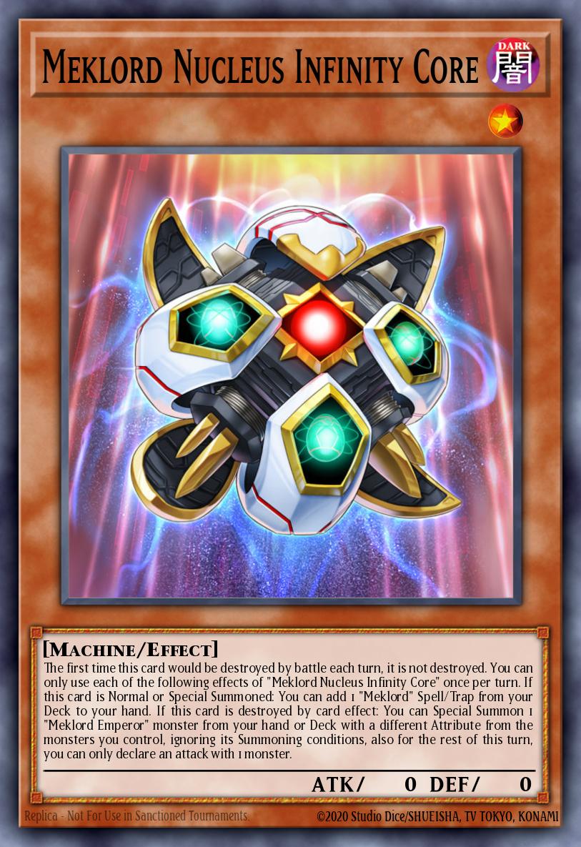 Cerne Senhormek do Núcleo Infinito — Legendary Duelists: Rage of Ra EN018
