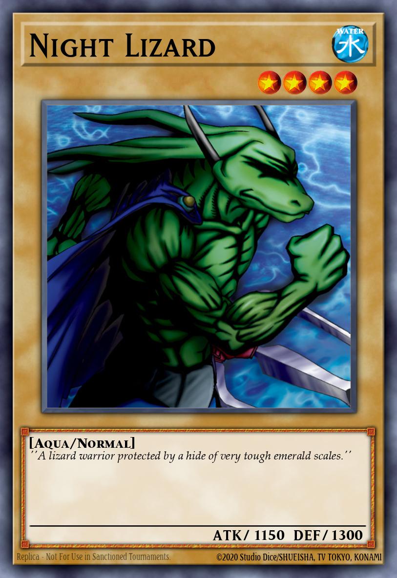 Night Lizard — Sem lançamento no TCG (OCG / Master Duel) 78402798