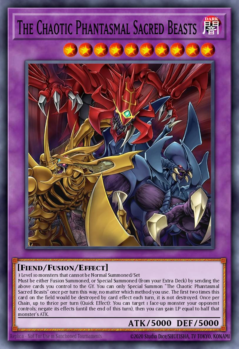 The Chaotic Phantasmal Sacred Beasts — Chaos Origins EN029