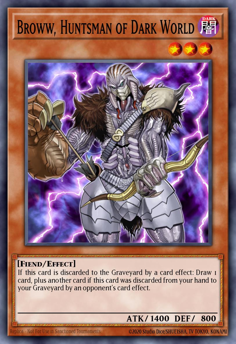 Broww, Caçador do Mundo Negro — Structure Deck: Dark World EN011