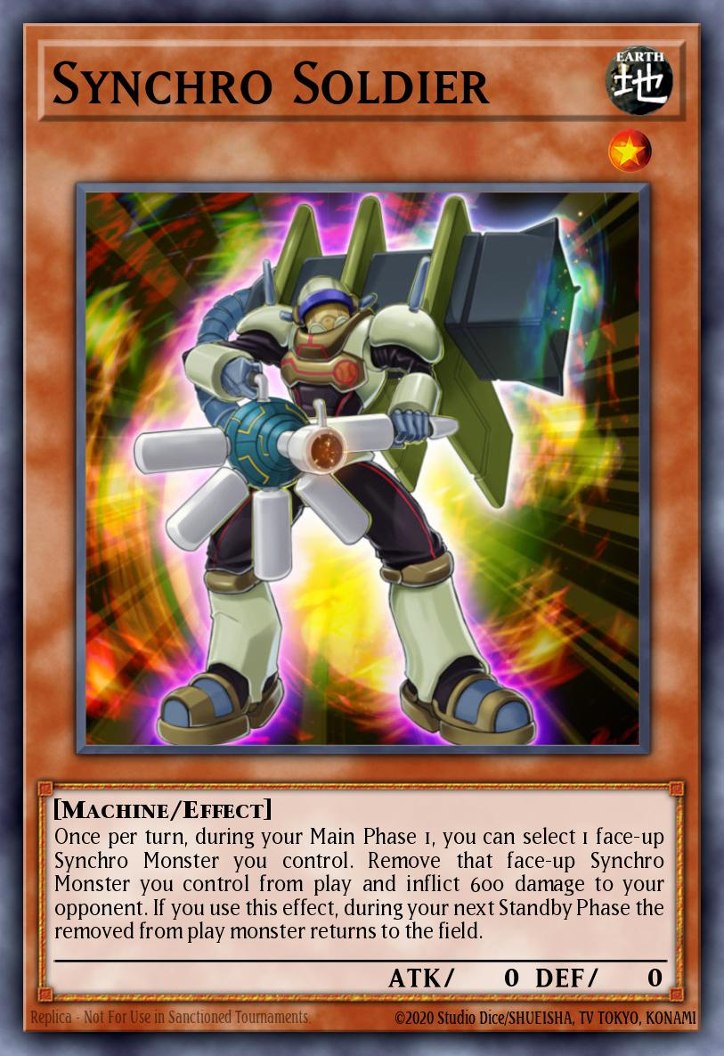 Synchro Soldier — Starstrike Blast Sneak Peek Participation Card EN012